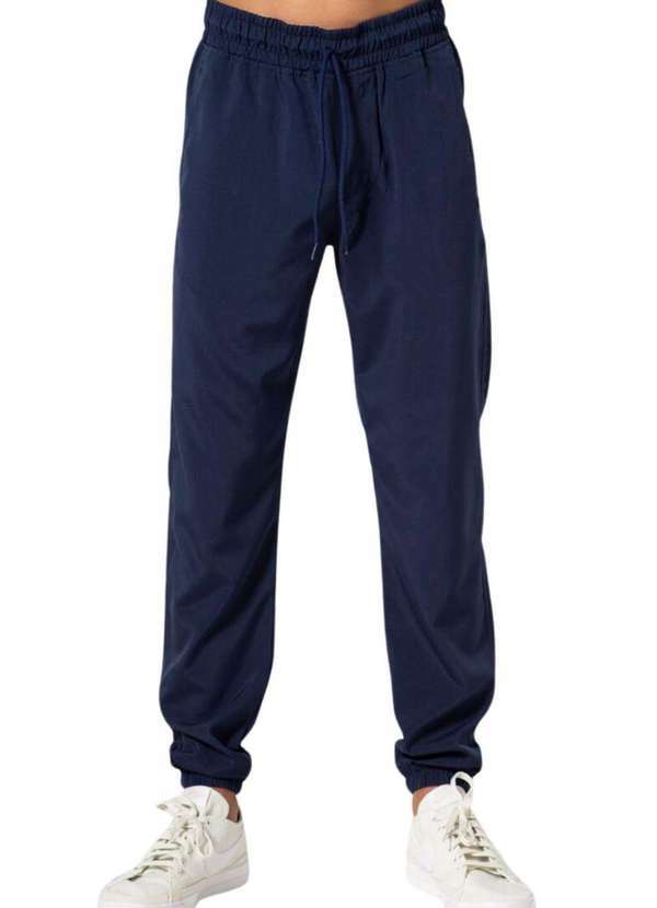 Banana Danger - Calça Microfibra Essencial Banana Danger Azul Marinho