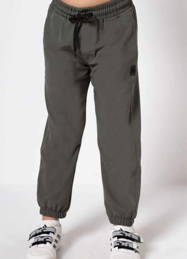 Banana Danger - Calça Microfibra Essencial Verde Militar Banana Danger Verde