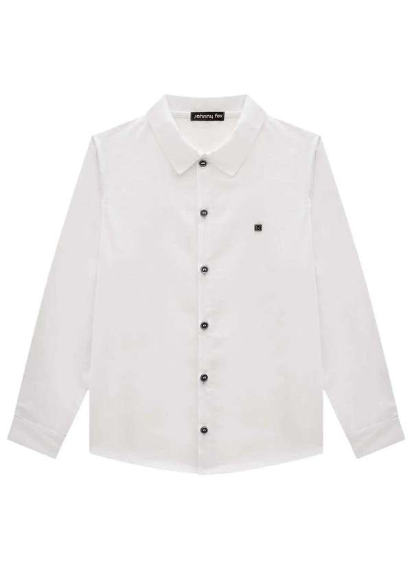 Johnny Fox - Camisa Infantil Johnny Fox Branca Branco