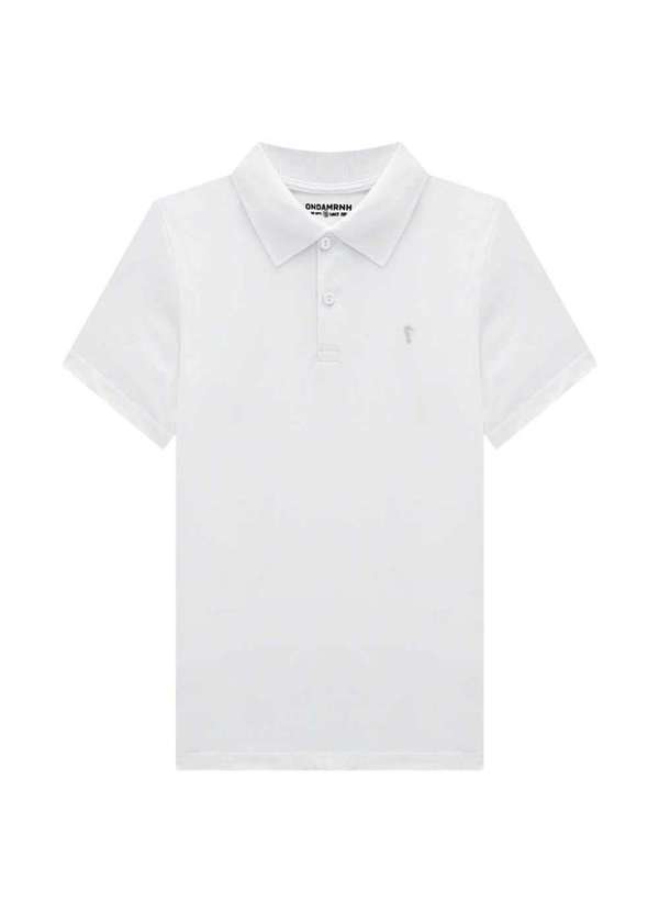 Easy Onda Marinha - Polo Manga Curta Menino Branca Onda Marinha Branco