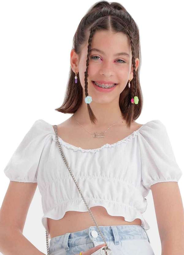 Cropped Cigana Modelo Blusa Cigana Blusa Cropped Juvenil Cigana