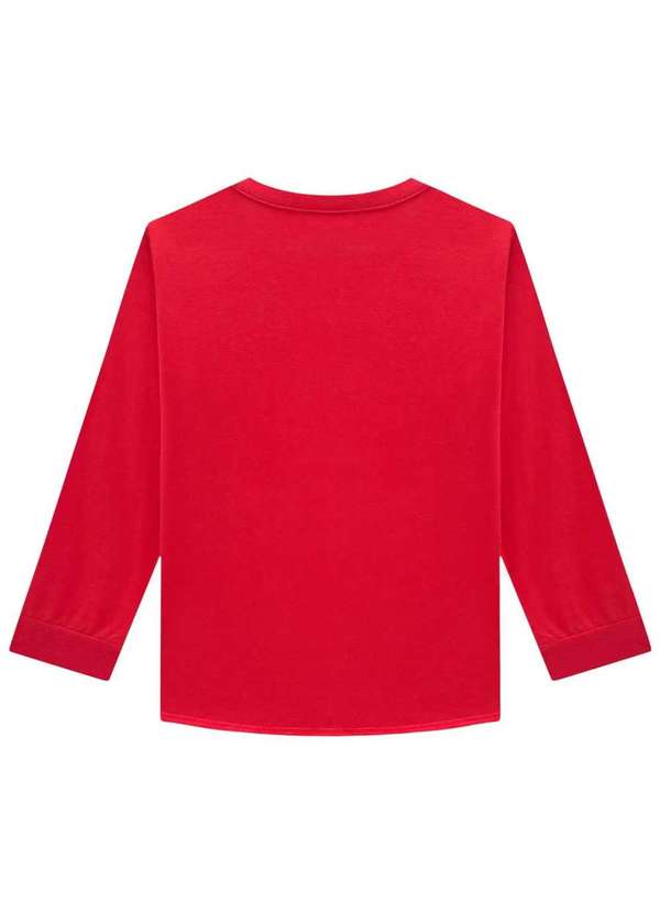 Johnny Fox - Blusa Manga Longa Menino Vermelho Johnny Fox Vermelho 2