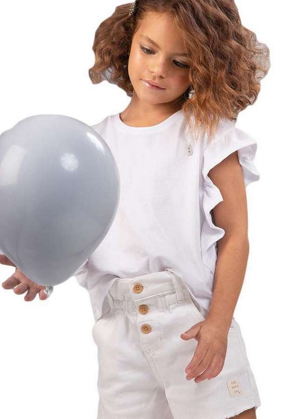 Bugbee - Blusa Meia Malha Branco Bugbee Branco