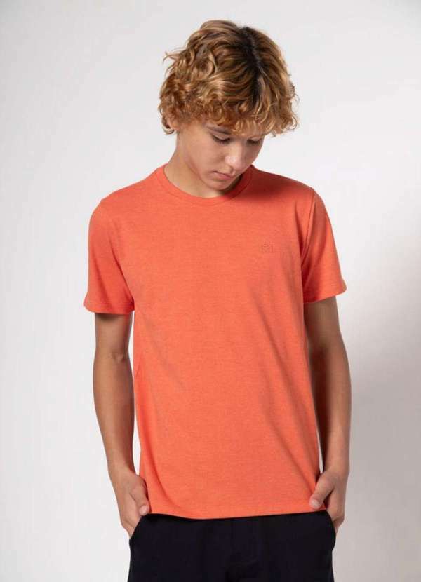 Banana Danger - Camiseta Creative Logo Relevo Banana Danger Laranja