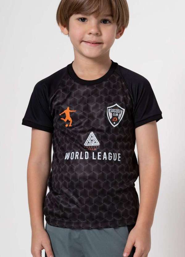 Banana Danger - Camiseta Dry Fit World League Banana Danger Cinza