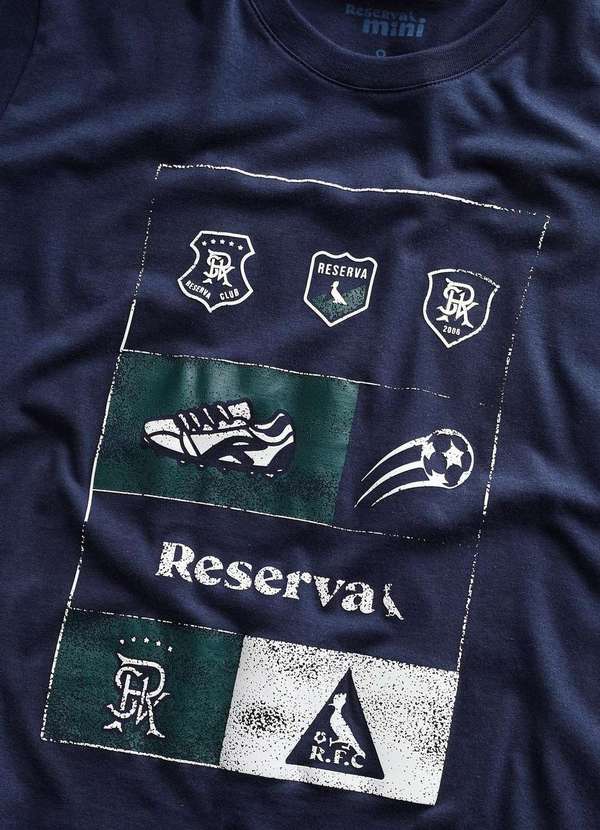 Reserva Mini - Camiseta Infantil Azul Marinho Reserva Mini Azul Marinho 2