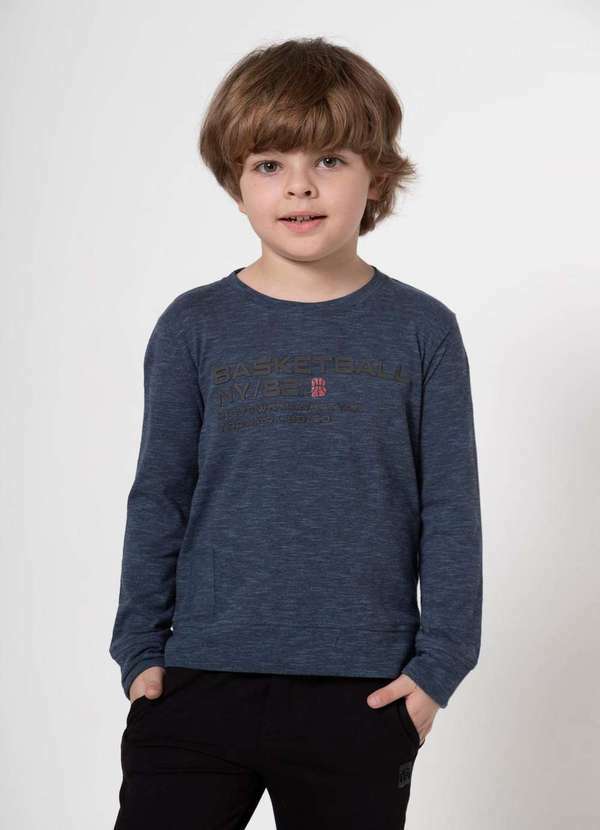 Banana Danger - Camiseta Infantil Basket Ball Banana Danger Azul