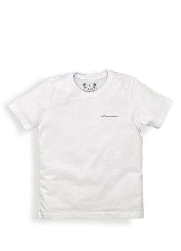 Dudes - Camiseta Infantil Branca Dudes Branco
