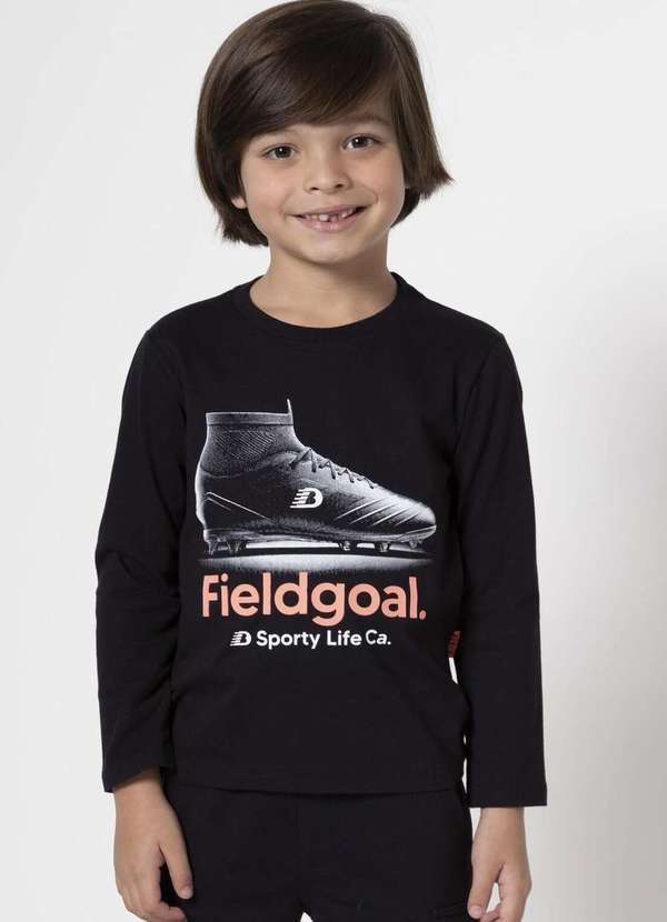 Banana Danger - Camiseta Infantil Estampada Banana Danger Preto