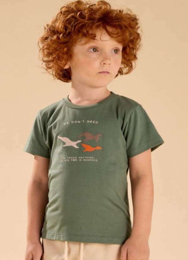 Fbr - Camiseta Infantil Menino Verde Fbr Verde
