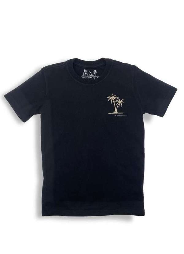 Dudes - Camiseta Infantil Preta Dudes Preto