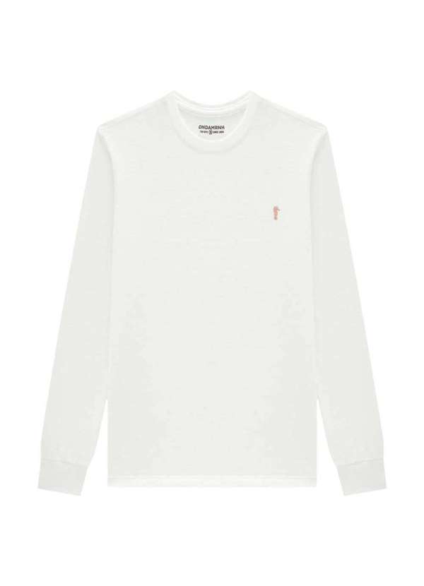 Onda Marinha - Camiseta Manga Longa Menino Onda Marinha Branco 2