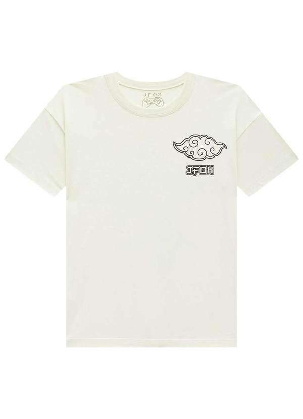 Johnny Fox - Camiseta Meia Malha Naruto Johnny Fox Bege