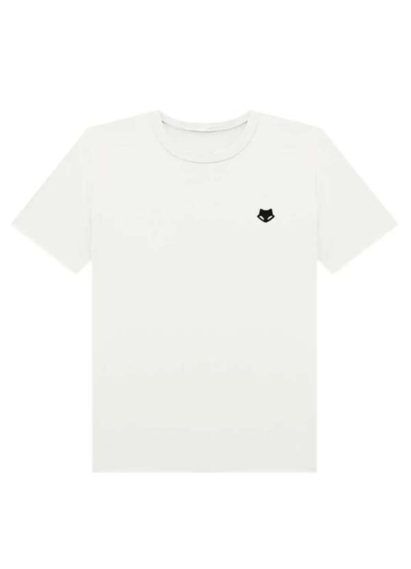 Johnny Fox - Camiseta Menino Manga Curta Branca Johnny Fox Branco