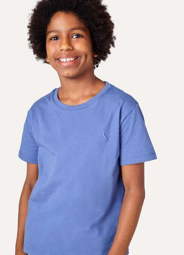Reserva Mini - Camiseta Mini Careca Basica Azul Reserva Mini Azul