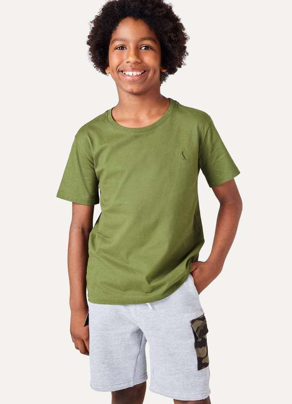 Reserva Mini - Camiseta Mini Careca Basica Verde Reserva Mini Verde