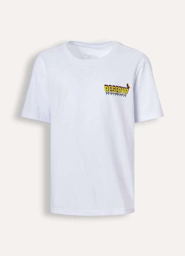 Reserva Mini - Camiseta Mini Estampa Play With Friends Branco