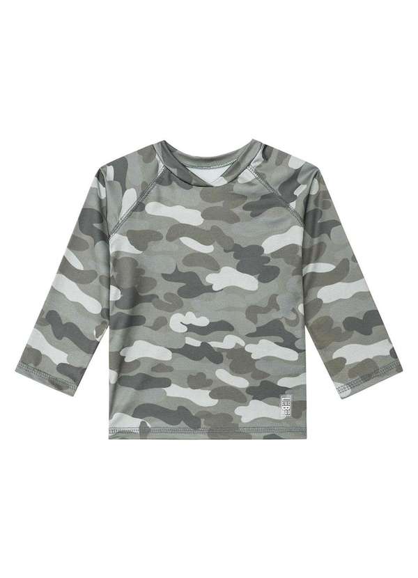Lucboo - Camiseta Ml Camuflada Verde Lucboo Verde