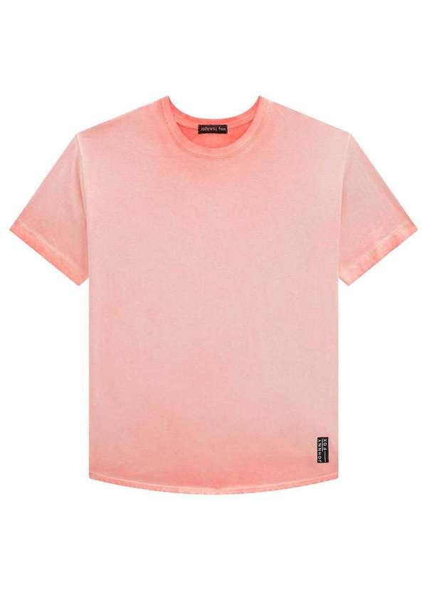 Johnny Fox - Camiseta Rosa Claro Lisa Infantil Johnny Fox Rosa