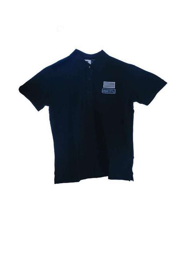 Mini Us - Polo M/Curta Black Preto Mini Us Preto