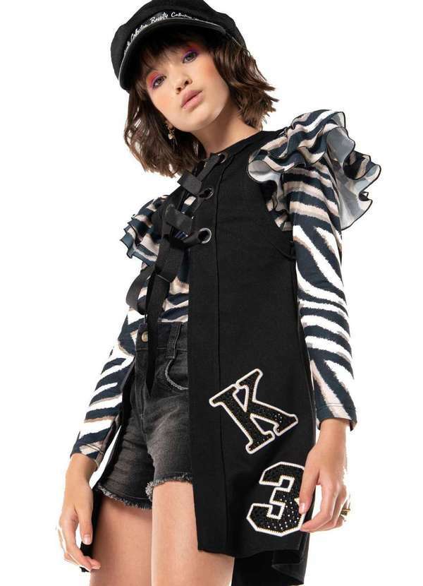 Kukixo - Colete S/M Fashion K3 Preto Kukixo Preto
