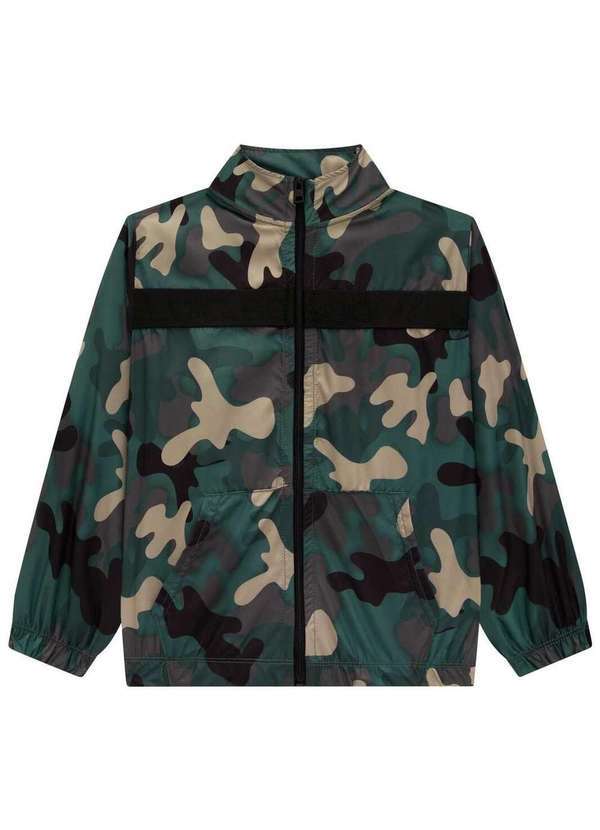 Lucboo - Jaqueta Avulso Bolsa Camuflado Lucboo Verde