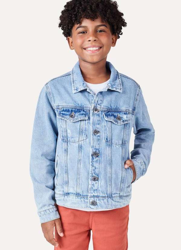 Reserva Mini - Jaqueta Mini Jeans Reserva Mini Jeans