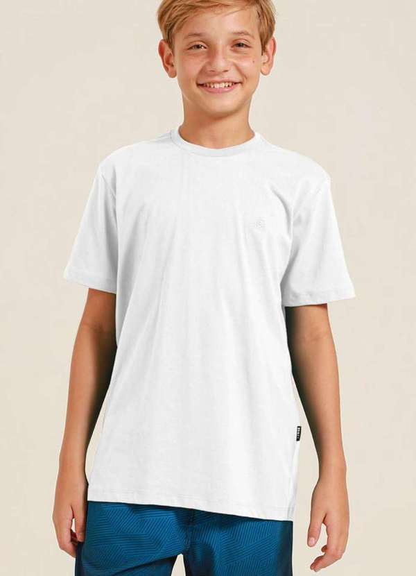 Banana Danger - Camiseta Branco Banana Danger Menino Branco