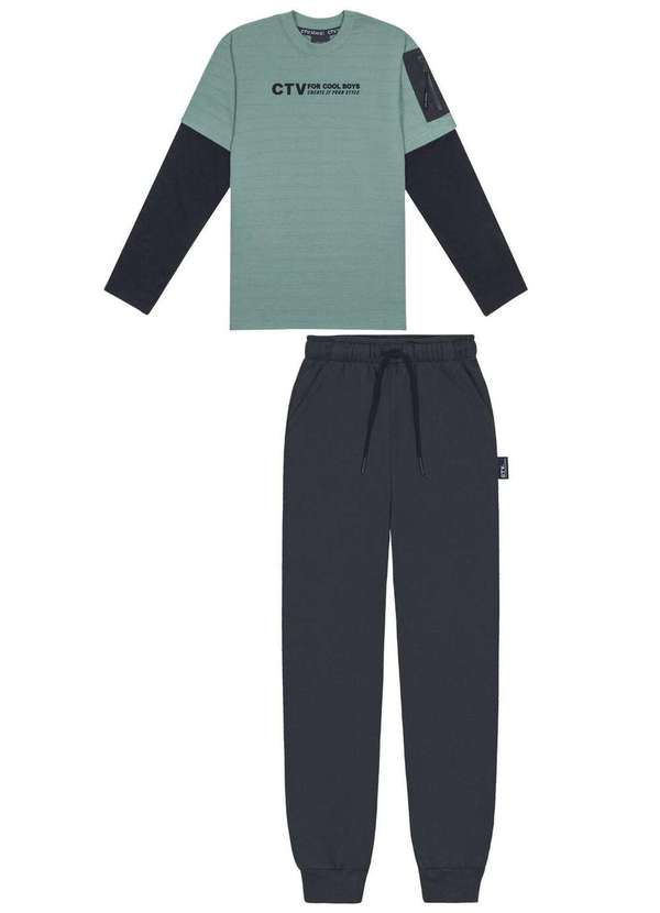 Catavento - Conjunto Calça Infantil Catavento Estampado