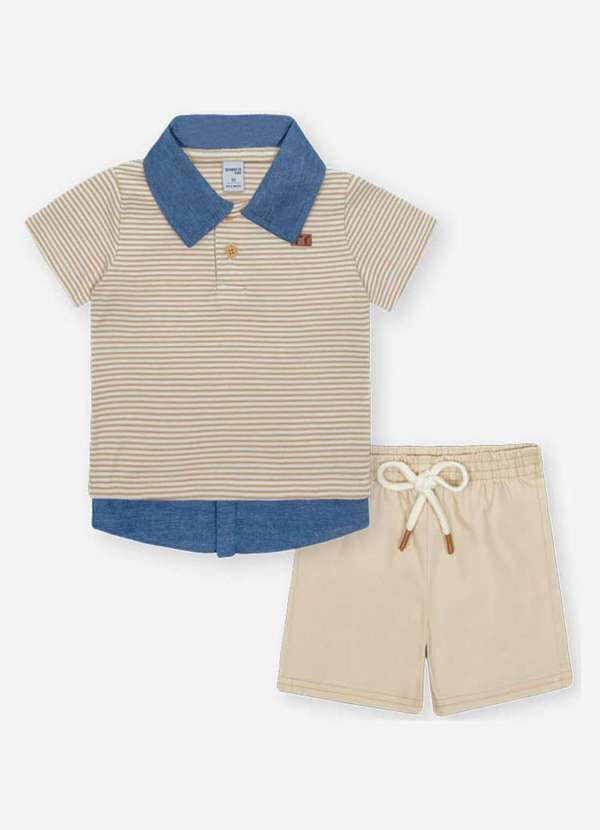 Divertto - Conjunto Camisa Menino Estampado Divertto Estampado