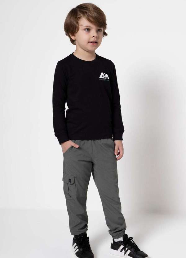 Banana Danger - Conjunto Camiseta Microfibra Mount Blanc Banana Danger Preto