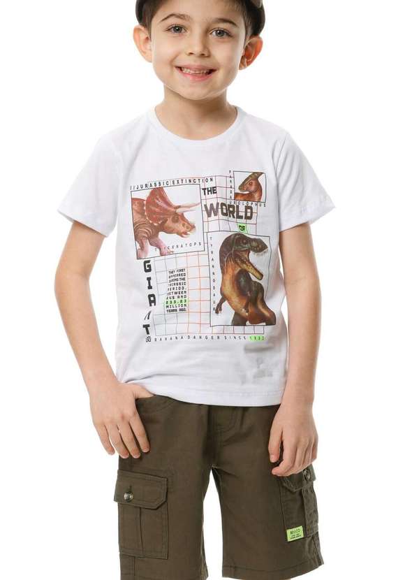 Banana Danger - Conjunto Camiseta Sarja Giant Banana Danger Estampado