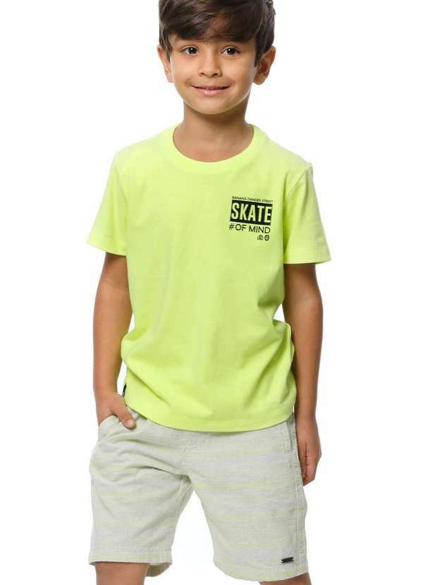 Banana Danger - Conjunto Camiseta Sarja Listrada Skate Banana Danger Estampado 2