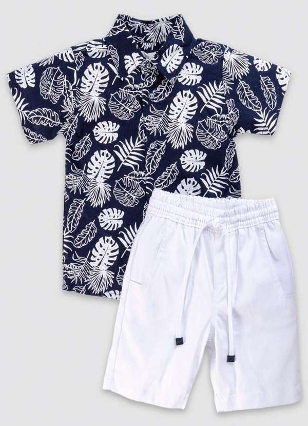 Anjos Baby - Conjunto Estampado Menino Anjos Baby Estampado