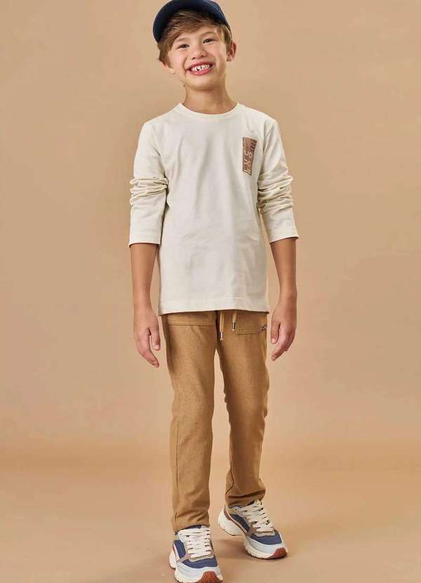 Lucboo - Conjunto Infantil Lucboo Marrom Menino Marrom