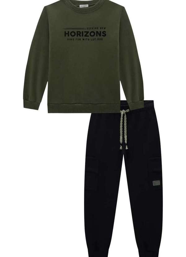 Lucboo - Conjunto Infantil Lucboo Verde Verde