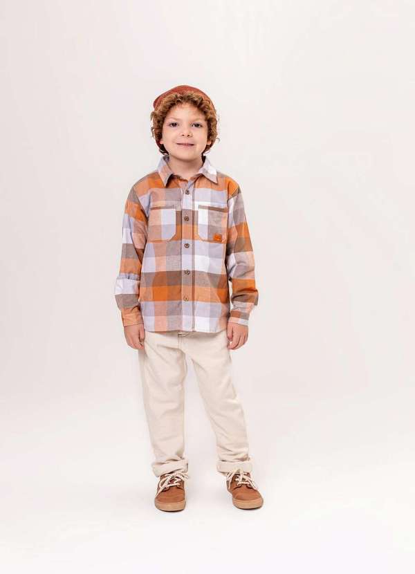 Vigat - Conjunto Infantil Xadrez Vigat Estampado