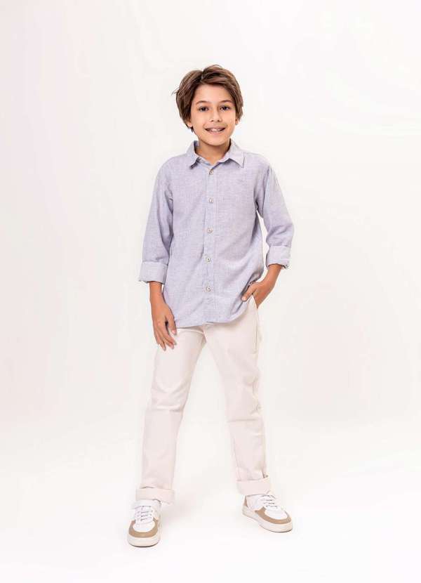 Vigat - Conjunto Look Social Infantil Vigat Menino Estampado