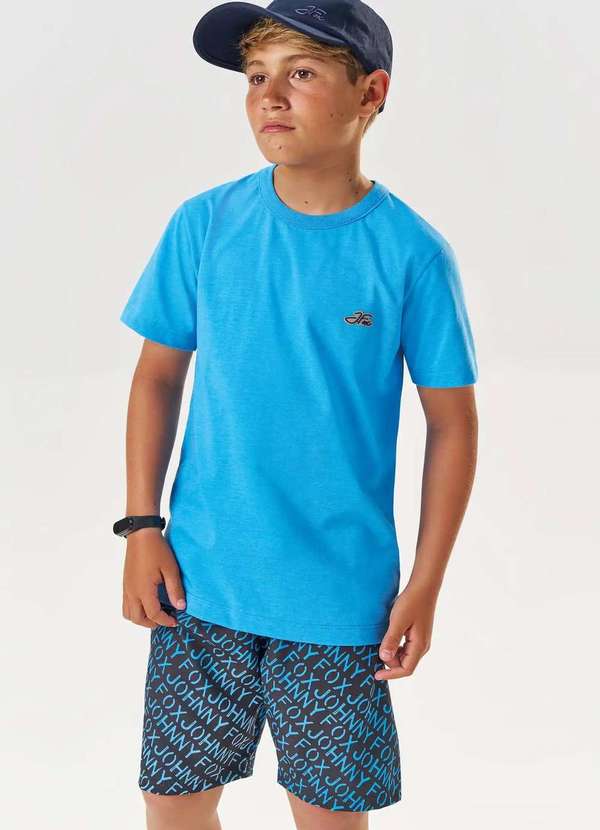 Johnny Fox - Conjunto Menino Bermuda Estampada Johnny Fox Estampado