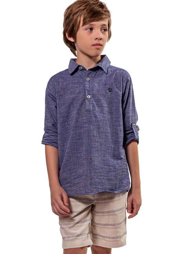 Vigat - Conjunto Menino Camisa Vigat Estampado
