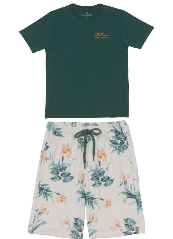 Bakulelê - Conjunto Menino Estampado Bakulelê Estampado