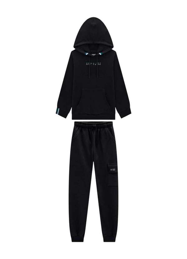 Onda Marinha - Conjunto Menino Moletom Preto Onda Marinha Preto 1