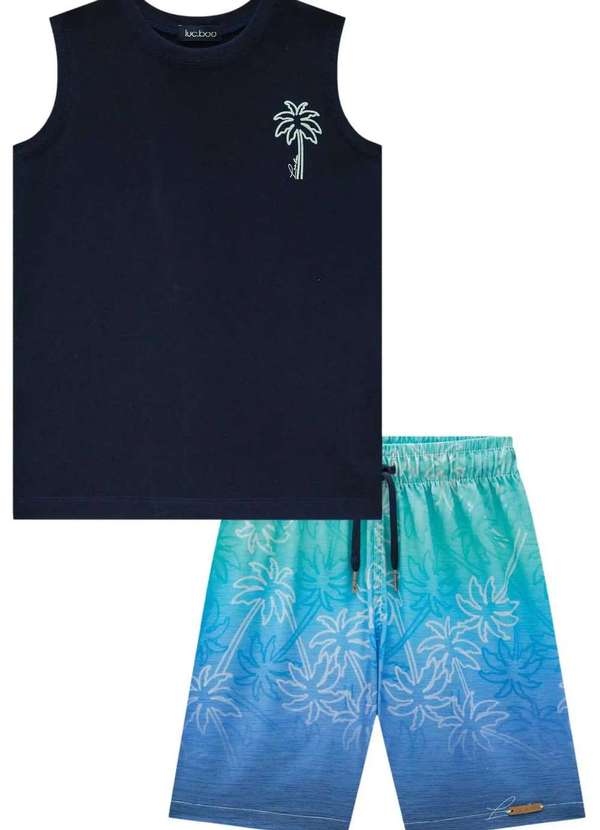 Lucboo - Conjunto Menino Regata Azul Marinho Lucboo Azul Marinho