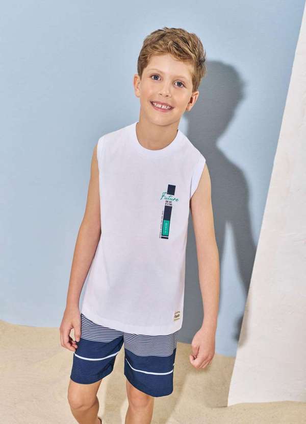Divertto - Conjunto Menino Regata Estampado Divertto Estampado