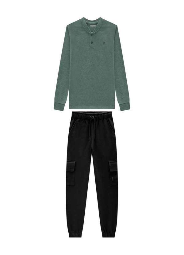 Onda Marinha - Conjunto Menino Verde Onda Marinha Verde