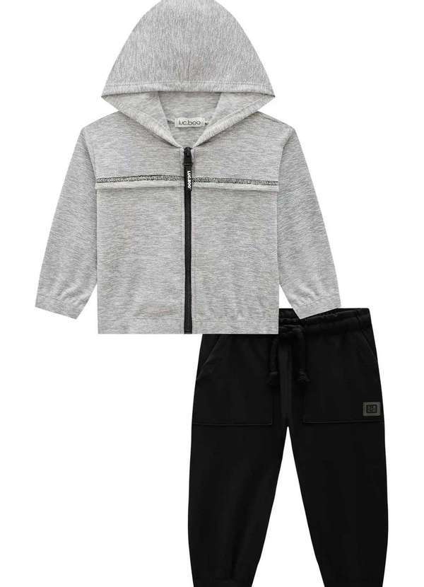 Lucboo - Conjunto Moletom Cinza da Lucboo Cinza