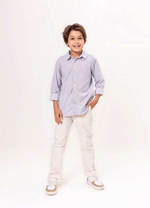 Vigat - Conjunto Social Menino Longo Vigat Estampado