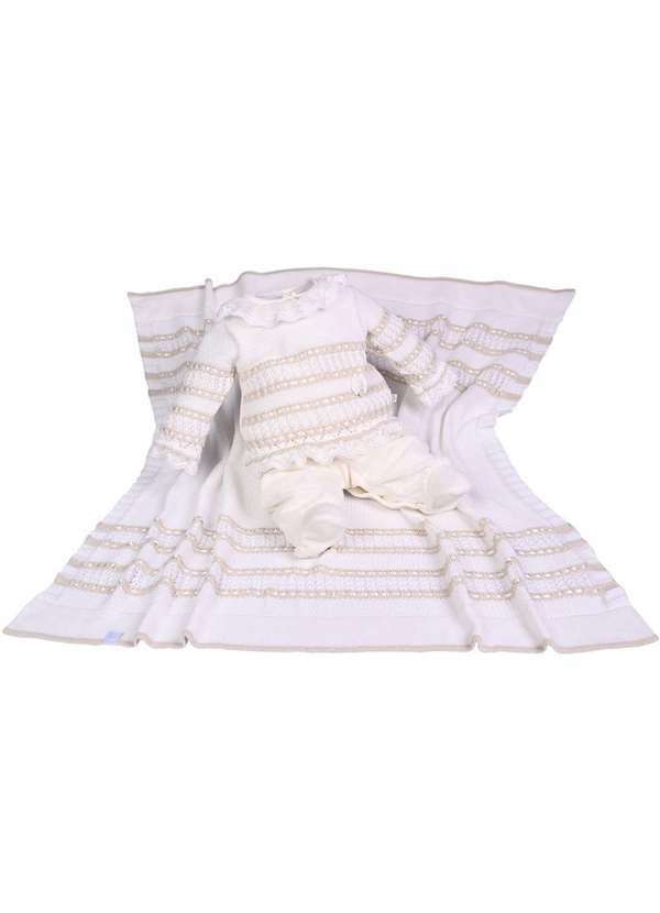 Beth Bebê - Kit Maternidade Menino Off White Off White