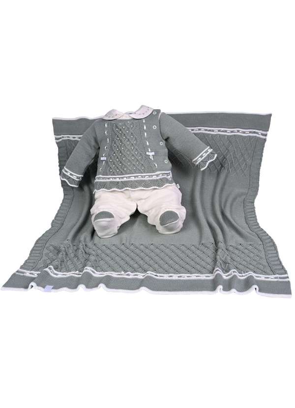 Beth Bebê - Kit Maternidade Menino Tricot Verde Beth Bebê Verde