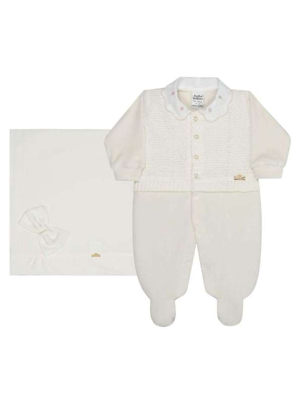 Sonho Mágico - Macacão Bebê Sonho Mágico com Manta Elegância e Conforto Natural